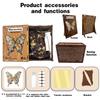 Butterfly Puzzle Wooden Special-Shaped Splicing Toy Decorative Painting Gift Puzzle Decompression Puzzle