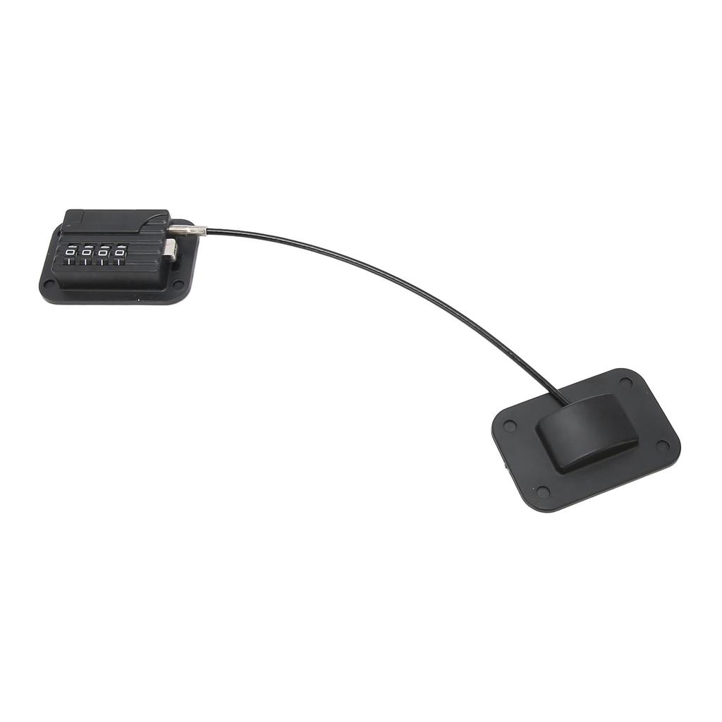 Refrigerator Lock Combination Design Plastic Stainless Steel Easy Mounting Freezer Lock for Family Office Appliance