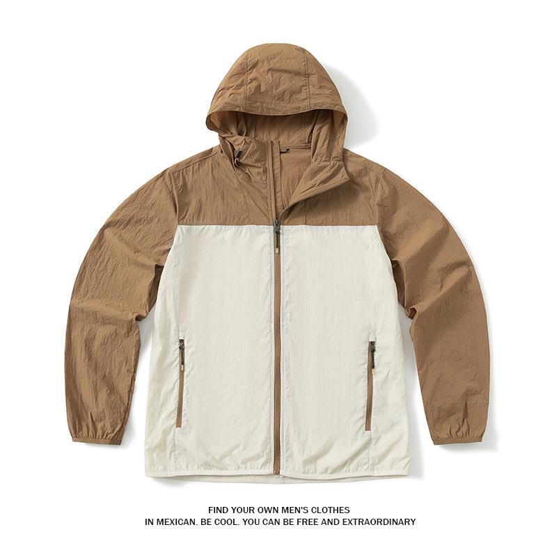 Lightweight Breathable Sun Protection Jacket - Summer Thin Hooded Outdoor Travel Wear for Couples