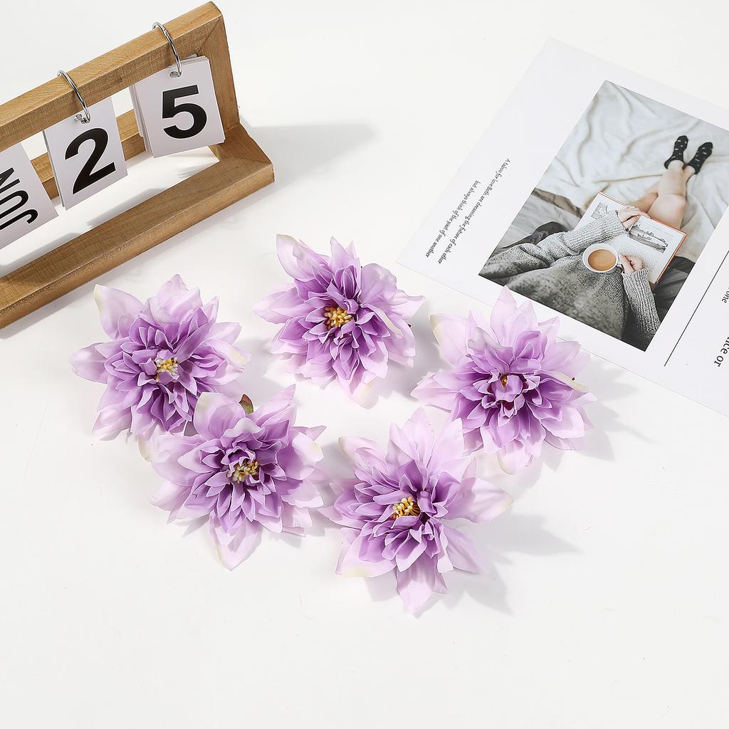 5/10Pcs 10cm Artificial Peony Flowers Heads Planting Fake Flower Walls Party Christmas Home Decor Photography Wedding Decoration