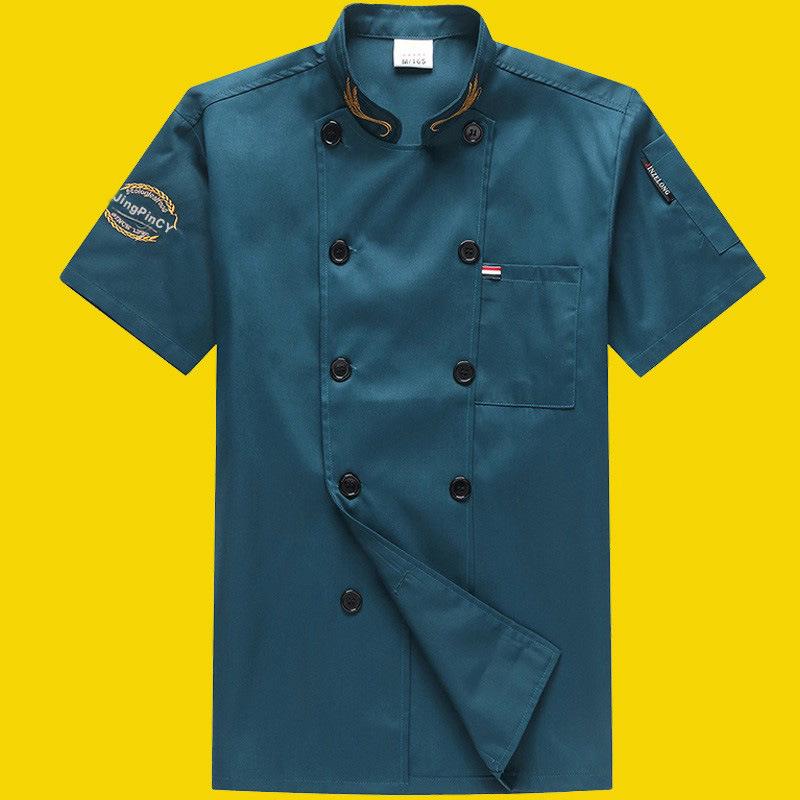 

Мужская летняя/зимняя поварская форма: Варианты с коротким и длинным рукавом для отеля, ресторана, столовой и пекарни. M