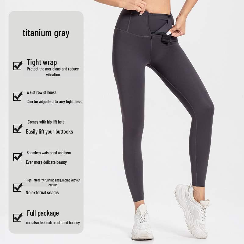 

Women s High Waist Yoga Pants with Hip-Lifting Belt - Perfect for Fitness, Running, and Training Small