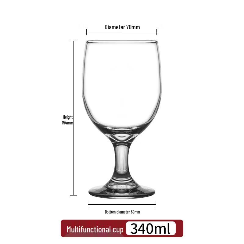 

Commercial Glass Stemmed Wine Glasses, Set of 50
