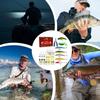2025 Fishing Lure Advent Calendar Fish Bait Christmas Countdown Calendar Practical 24 Days Fishing Lures Set Festive Fish Bait