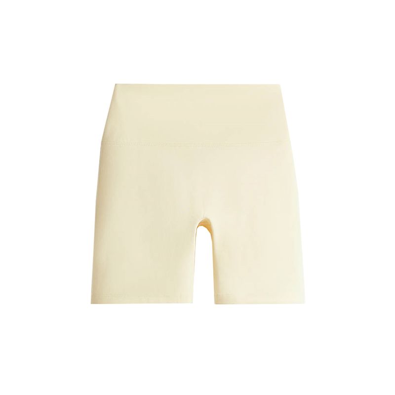 

Стойка воротник длинные рукава короткая молния теннисная верхняя одежда 1243210 шорты для велоспорта с высокой талией спортивные штаны 1255289 Light Yellow Pants L