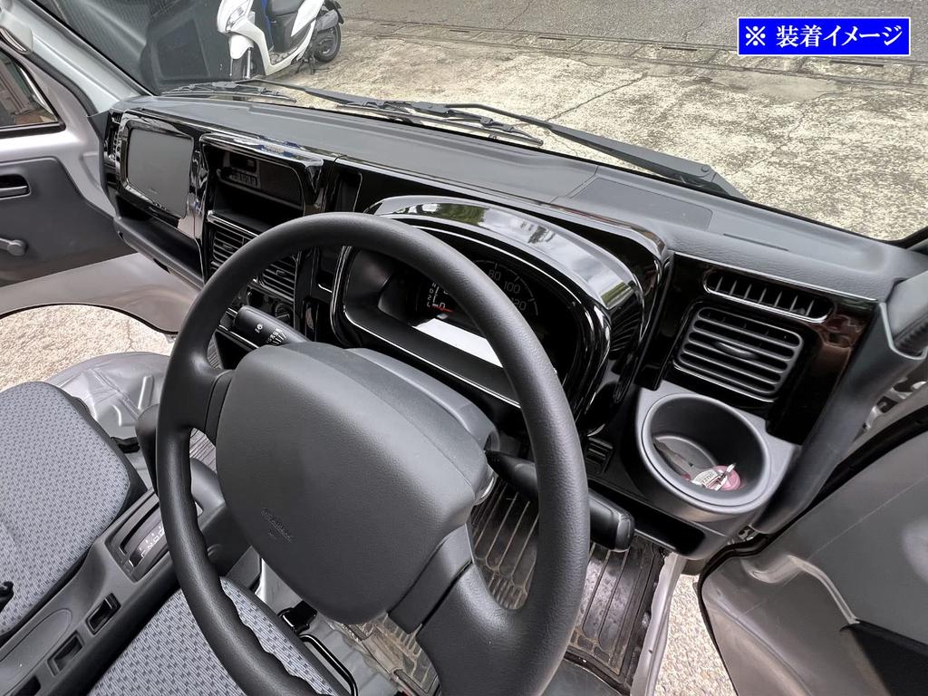 BRIGHTZ Super Carry DA16T Interior Panel Piano Black Compatible with DA and 16 Carry Trucks Set, 10-Piece [WOOD-PAN-190] DA16, A16,