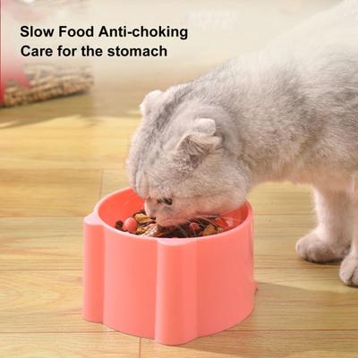 Langlebiger, leicht zu reinigender, beißfester Katzenfutternapf, Slow Feeder, Spender für Haustierhunde, tägliche Versorgung
