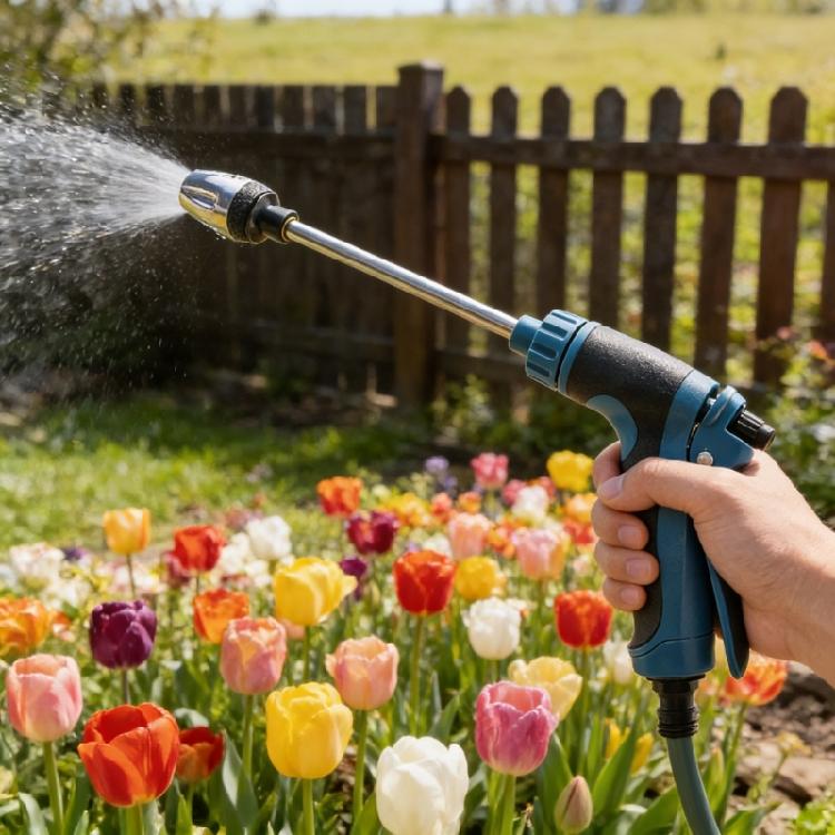 Bewässerungssprinkler Garten Hochdrucksprüher Verstellbare Bewässerungsdüse für Pflanzenhof Bewässerungssprinkler