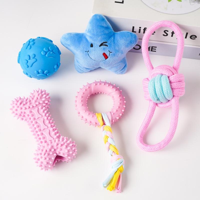 Durable TPR Dog Teething Stick: Bite-Resistant, Self-Play, Boredom Relief Toy