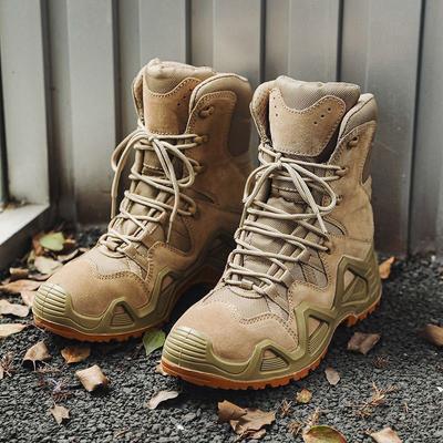 Fashion Platform Men Boots Comfortable Tide Shoes Men's Casual Boots High Top Outdoor Wear Resistant Anti Slip Boots Men Tennis Outdoor