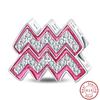 Brandneu Kupfer Metall 12 Tierkreis Glänzend Prinzessin Rosa Glücksbringer Perlen Komponenten Perlen Komponenten 3mm Do It Yourself Perfektes Geschenk Hohe Qualität Fein