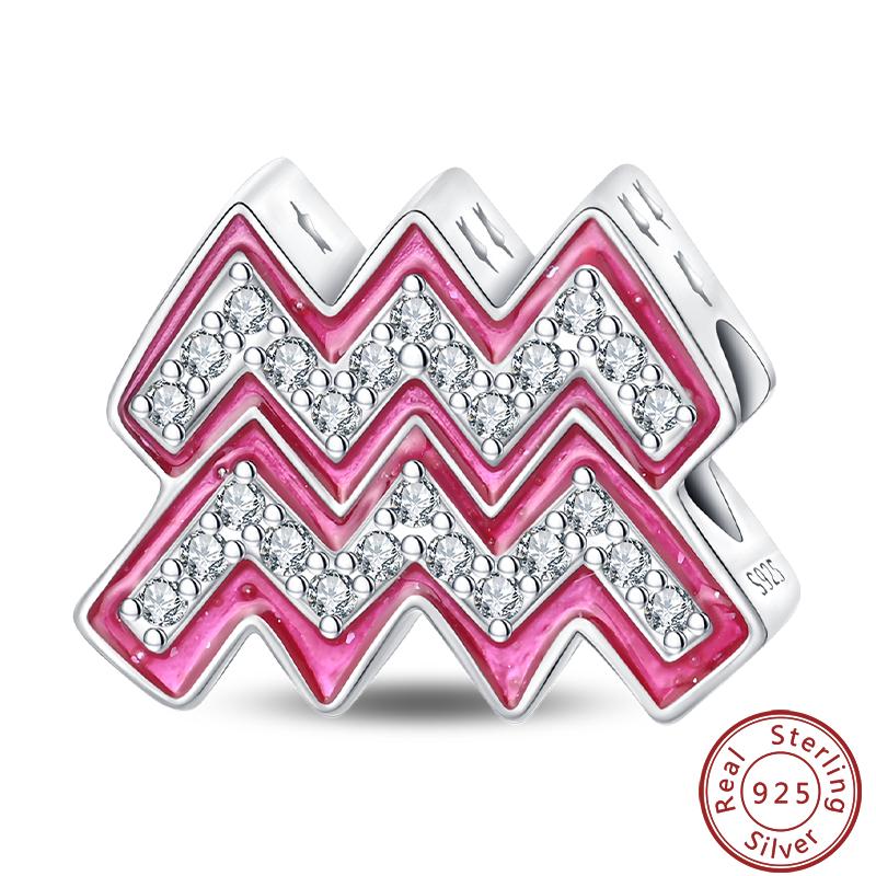 Brandneu Kupfer Metall 12 Tierkreis Glänzend Prinzessin Rosa Glücksbringer Perlen Komponenten Perlen Komponenten 3mm Do It Yourself Perfektes Geschenk Hohe Qualität Fein