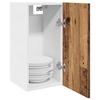 Lyon Wall Mounted Cabinet in Vintage Wood Look 30 x 31 x 60 cm Engineered Wood