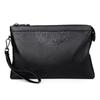 Men's Cross-Border Fashion Zipper Clutch: Large Capacity, Textured Handbag for Business & Portability.