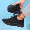 2025 summer Women's Breathable Non-slip Platform Fashion New Casual  Shoes for WomenShoes Korean Running Shoes Black Sneakers
