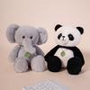 35cm Cute Run Series Fox Panda Elephant Plush Toys Cute Soft Stuffed Animals Doll Pillow For Birthday Gift Valentine's Day