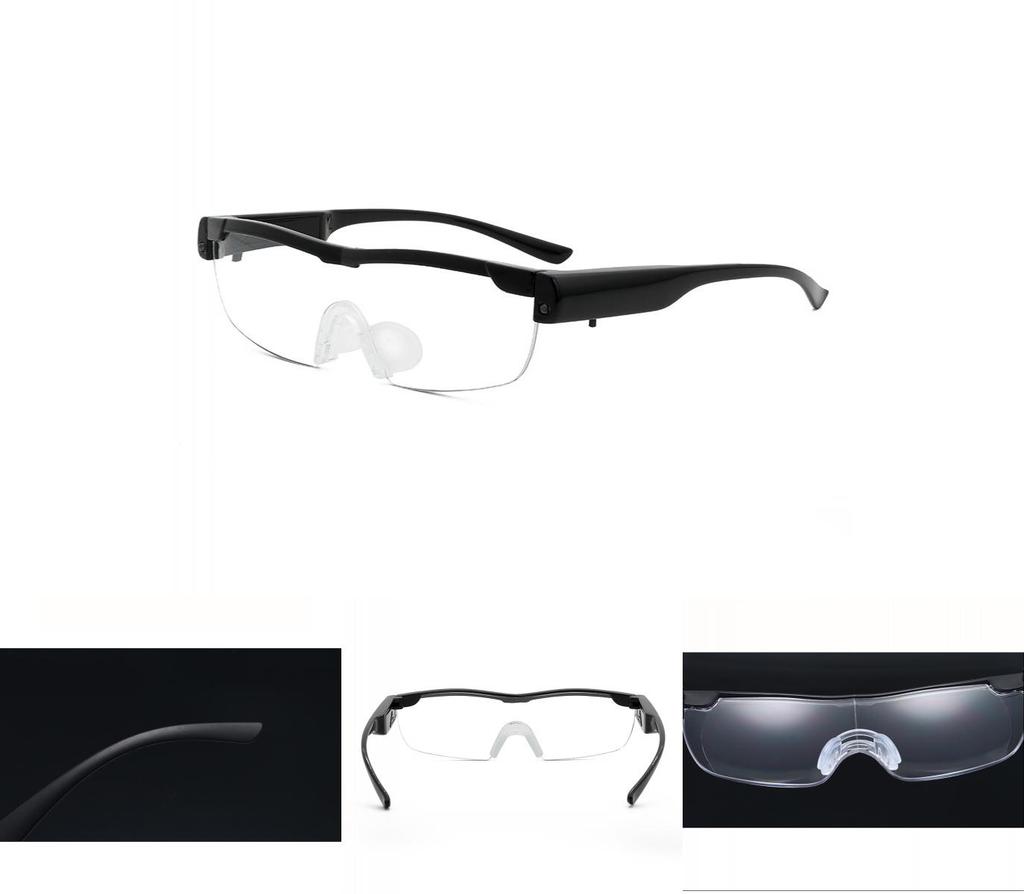 Comfortable Pc Frame Magnifying Glasses With 1.6x Magnification And Anti-blue Lens