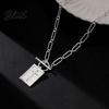 Faith Symbol Necklace Women Cross Pendant 16" Paperclip Chain Trendy