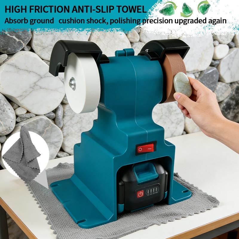 200W Home DIY Polishing Grinding Stone Knife Power Tool Cordless Portable Electric Bench Grinder Double Grinder