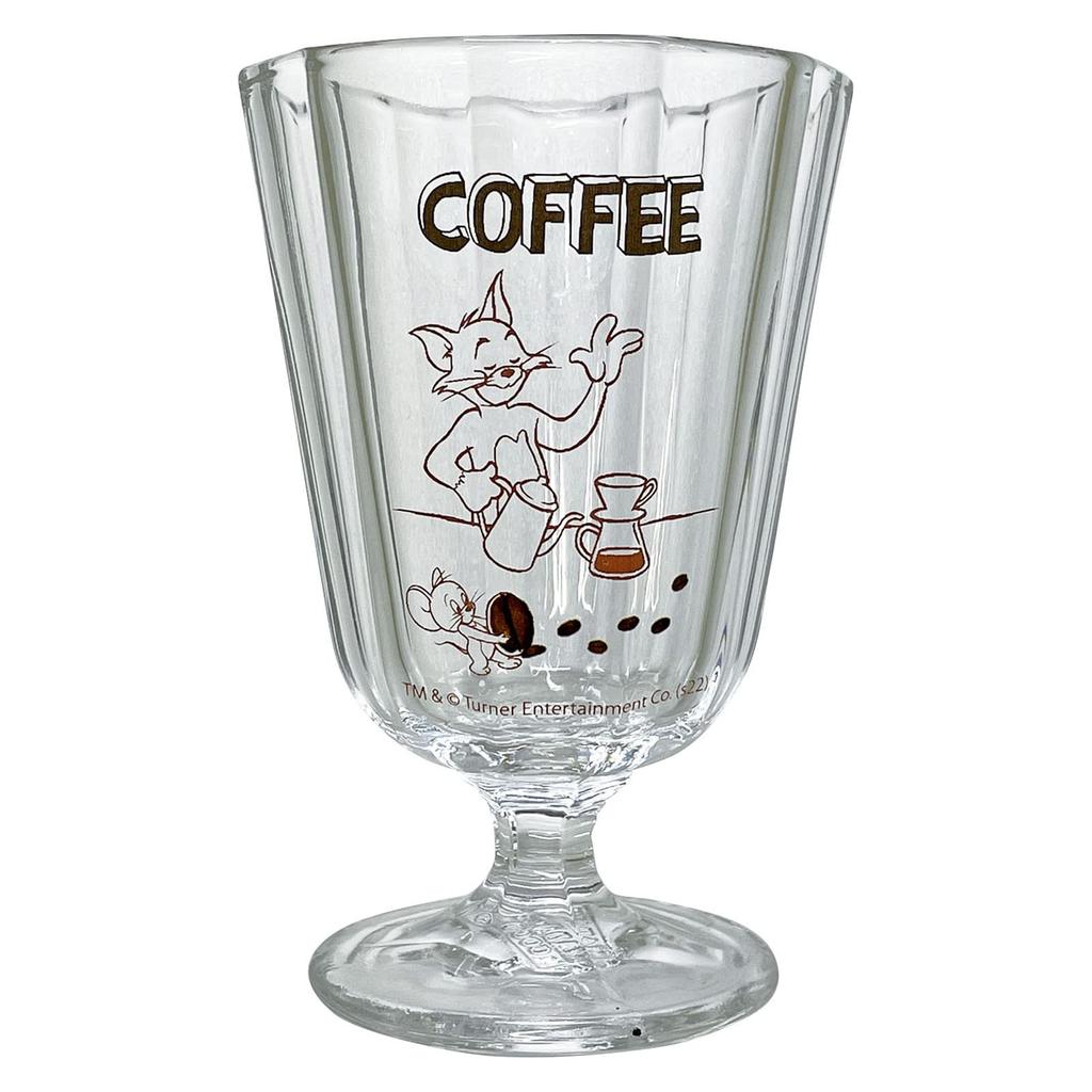 Sun Art and Mini Juice for Made In SAN3999 "Tom Jerry" Glass, Approx. 190ml, "Time Coffee," Japan,