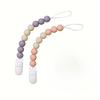 2pcs/1pc Colorful Silicone Beaded DIY Craft Kit: Decorative Box, Key Bag Chain, Necklace Lanyard Jewelry Making Accessories