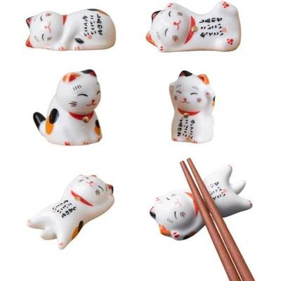 5-piece Cat Chopstick Rest Sets