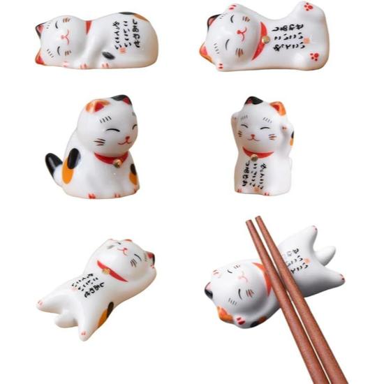 

Набори з 5 підставок для паличок для їжі у формі котів