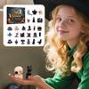 Halloween Geist Skelett Kürbis Harz Schreibtischkalender Countdown Party Dekor Für Zuhause Büro