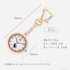 Fieldwork Women's Analog Pocket Watch with Keychain, Cat Design, Pink Gold, Pink, Catomi JN030-2
