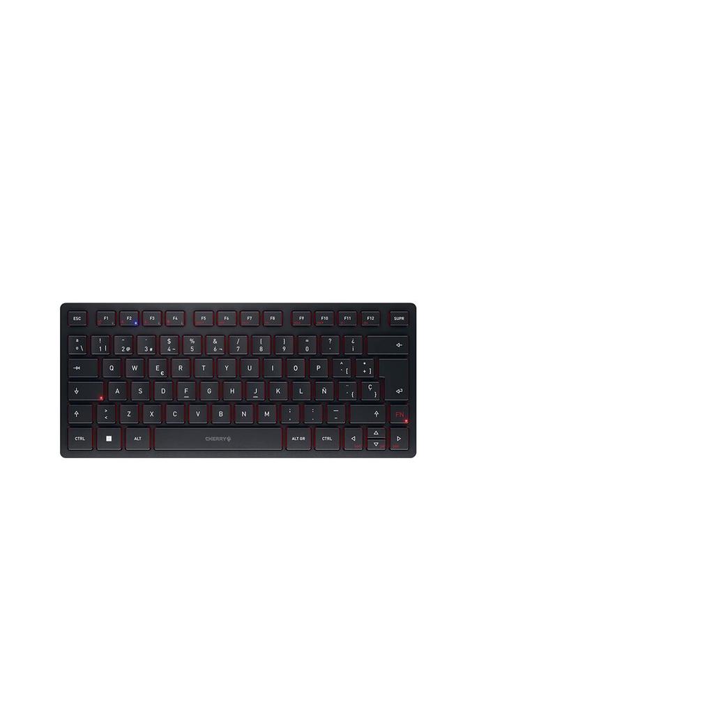 Keyboard Cherry KW 9200 MINI Black Spanish Qwerty QWERTY