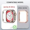 Metallgehäuse für Apple Watch Ultra 2 Series 9 8 7 41 mm 45 mm Aluminiumlegierung Bumper Cases für iWatch 6 SE 40 mm 44 mm Rahmenabdeckung