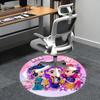 Gacha Life Characters,Virtual Avatars Chair mat Round Rug Office carpet, Machine Washable, Non slip, Suitable for Living Rooms, Bedrooms