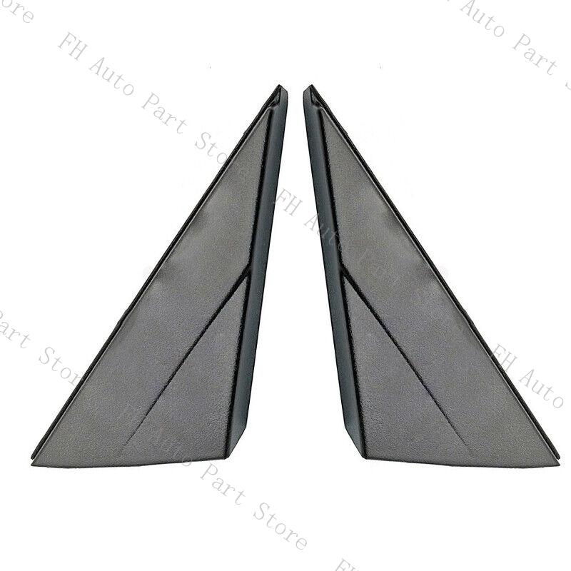2PCS For 2016- Hyundai Tucson Rearview Side Mirror Corner Triangle Molding Trim Cover Panel Lid 86180D3000 86190D3000
