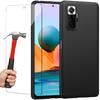 Case - E.F.CONNECTION - for Redmi Note 10 Pro 4G - Soft Silicone - Tempered Glass - Reinforced Protection