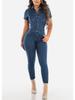 Stylish Sexy Fashion Denim Jumpsuit Available for Sale