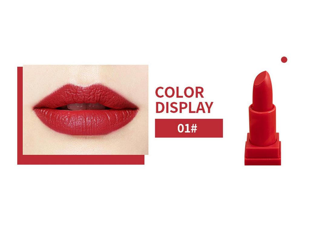 Exclusive Cross-Border Matte Lipstick - Non-Stick, Moisturizing, Full Size