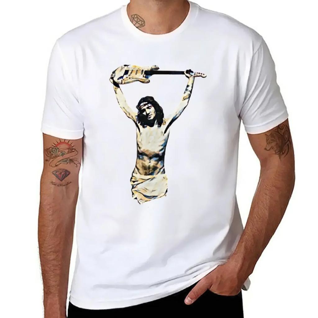 Jesus Christy Guitar - John Frusciante T-Shirt customizeds plain plus sizes big and tall t shirts for men