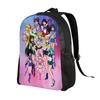 Sailors Anime Moons Backpacks for Men Women School College Students Bookbag Fits 15 Inch Laptop Tsukino Usagi Kino Makoto Bags