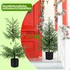 Norfolk vánoční stromek Vchodové dveře vánoční stromek dekorace Vnitřní obývací pokoj vánoční dekorace