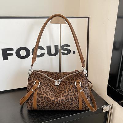 Všestranná jedno-ramenná taška s velkou kapacitou, Retro crossbody taška pro dojíždění