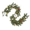 Christmas Garland Artificial Flowers Vine for Wreath Home Table Centerpieces