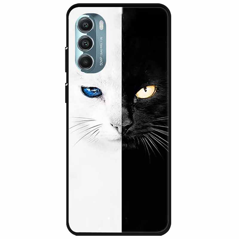 For Moto Edge 2022 Case Silicone Luxury Cartoon TPU Bumper For Motorola Edge (2022) Soft Phone Cover Shell on for MotoEdge Dog