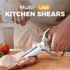 Multifunctional Kitchen Shears Stainless Steel Meat Cutting Poultry Shears Bone Cutting Seafood Cutting Ultra Sharp Scissors