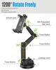 Stoßfester langer Arm Saugnapfhalter Heavy Duty Halter für faltbare Handys Tablets Passt für LKW-Windschutzscheibe Armaturenbrett Schreibtisch Auto Zubehör