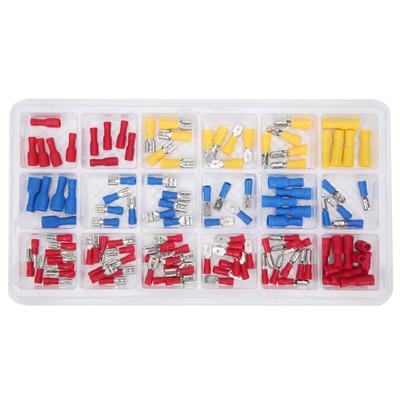 120Pcs Cold Pressed Crimping Terminal Kit Electrical Wire Terminals Connector Accessory