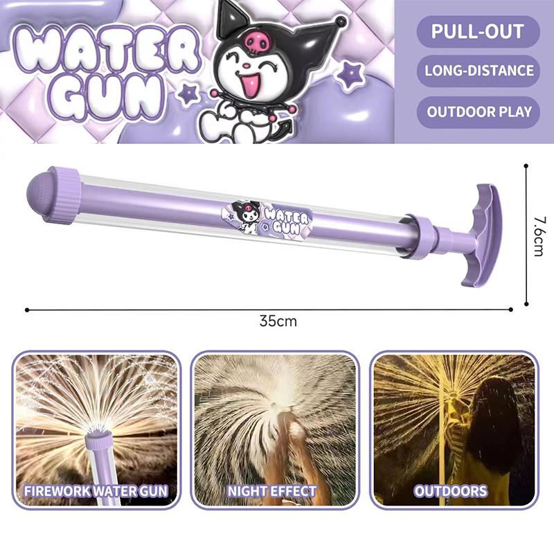 Cartoon Capybara Firework Water Squirt Toys Reusable Water Soaker Toy Outdoor Water Gun Injector Summer Outdoor Game Supplies