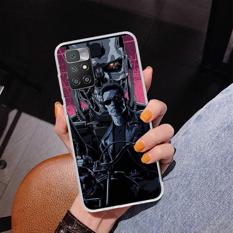 Arnold Schwarzenegger Terminator Phnoe Case for Xiaomi Redmi 12 12C 10 10A 10C 10X 9 9A 9C 9T 8 8A 7 7A 6 6A S2 K20 Pro K40 Uniq