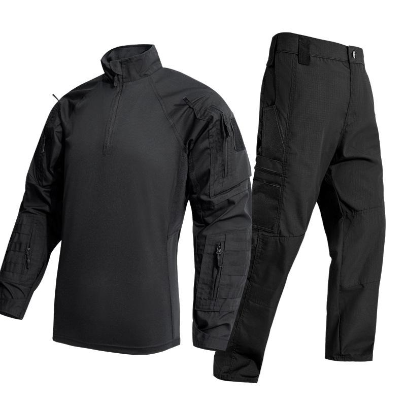 Raid Tactical Suit Men s Spring and Autumn Wear-resistant Overalls Camouflage Frog Suit Outdoor CS Training Suit Commuter Instructor Suit S