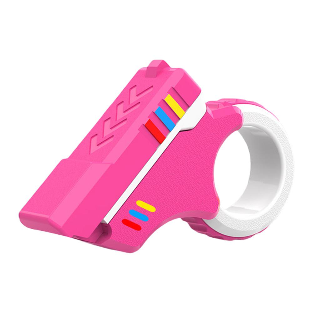 3D Printed EDC Soothing Spinner Stress Relief Toys Gift Shape Fidget Ring Small Pistol Toys for Anxiety and ADHD Sufferers