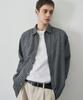 DRAW FIT Theo Grid Check Shirt [Navy]